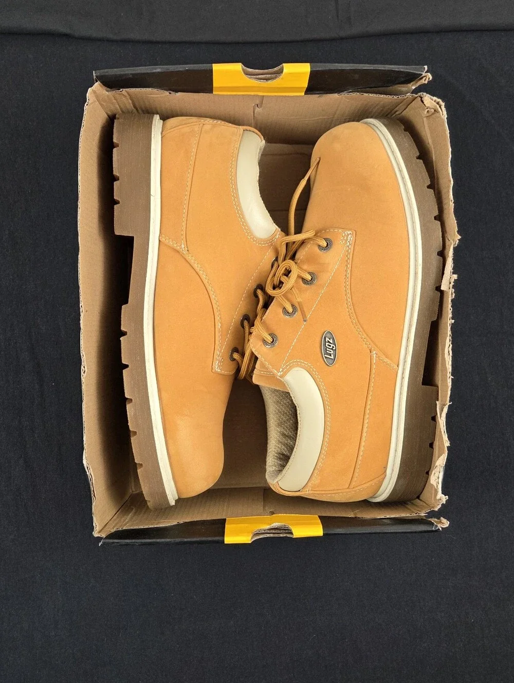 Lugz Drifter Lo Boots Mens 13 Wide EEE Golden Wheat